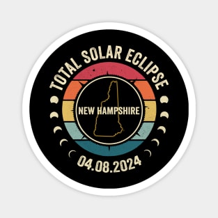 New Hampshire Total Solar Eclipse 2024 American Totality April 8 Magnet